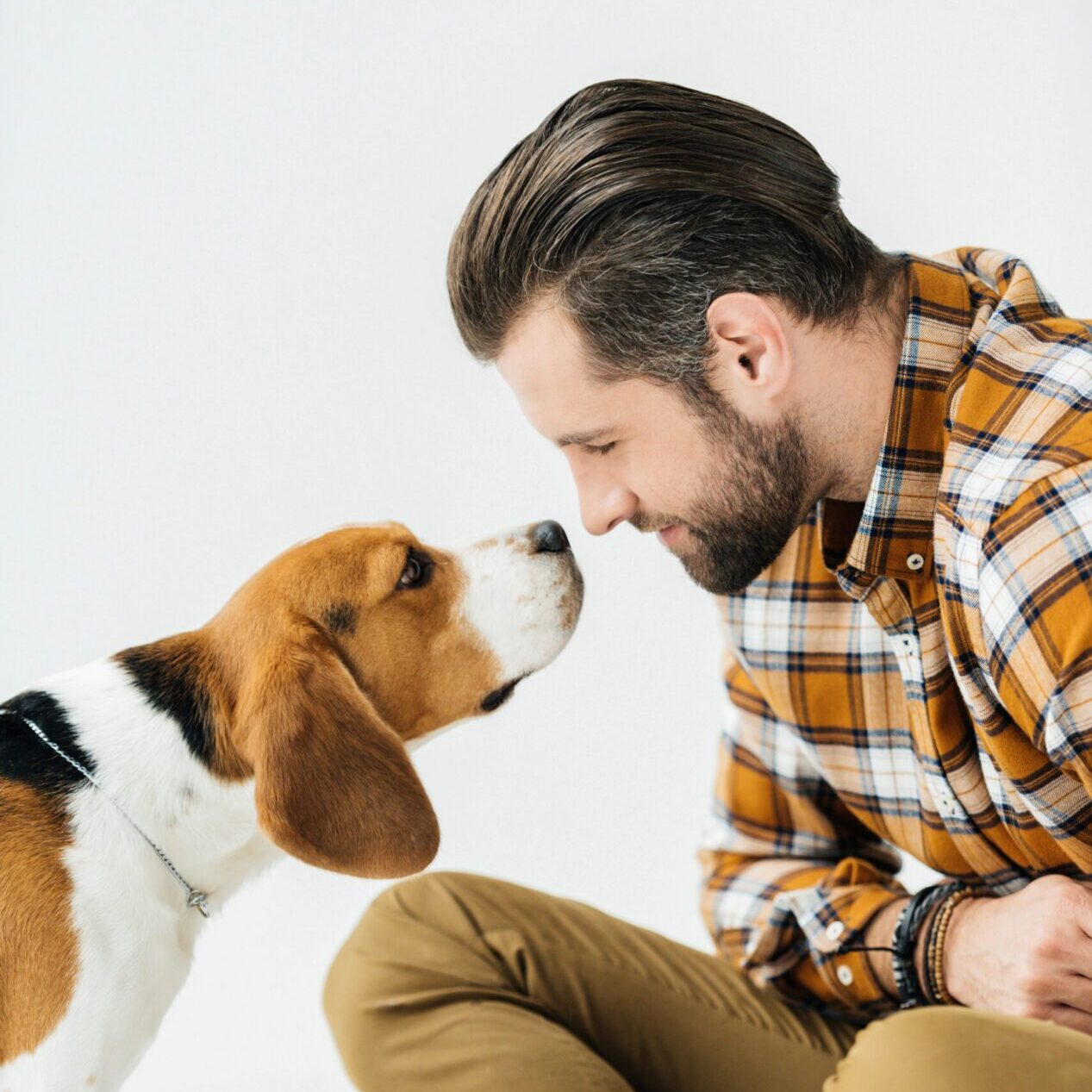 man and his dog